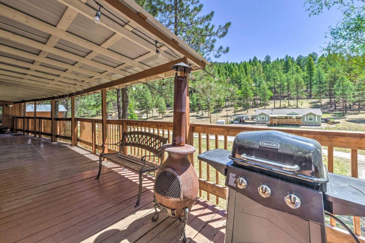 Quiet Cloudcroft Cabin With Porch And Gas Grill! Exterior foto